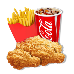 3PCS CHICKEN & CHIPS COMBO - 1