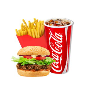 SMASH BEEF BURGER COMBO - 1