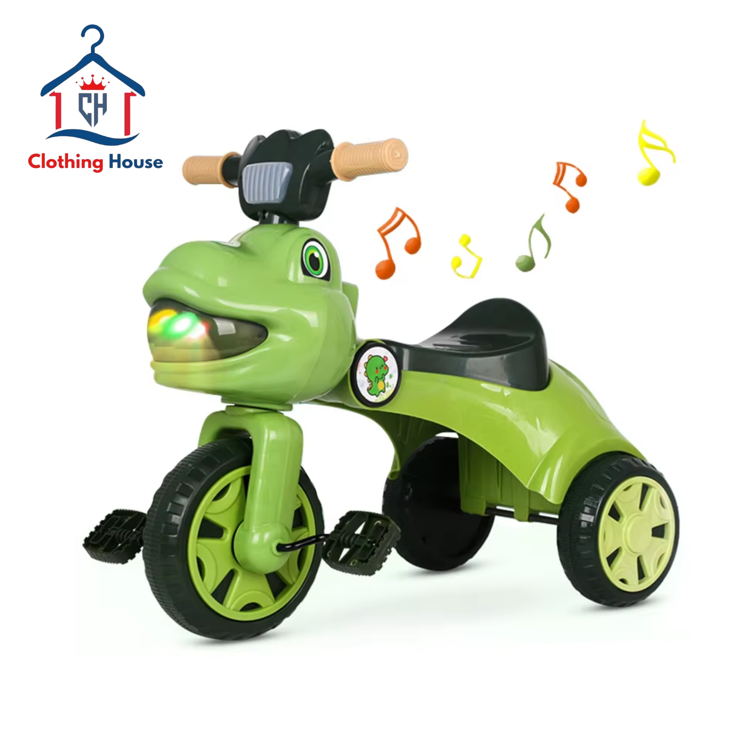 3-Wheel ABS Baby Tricycle