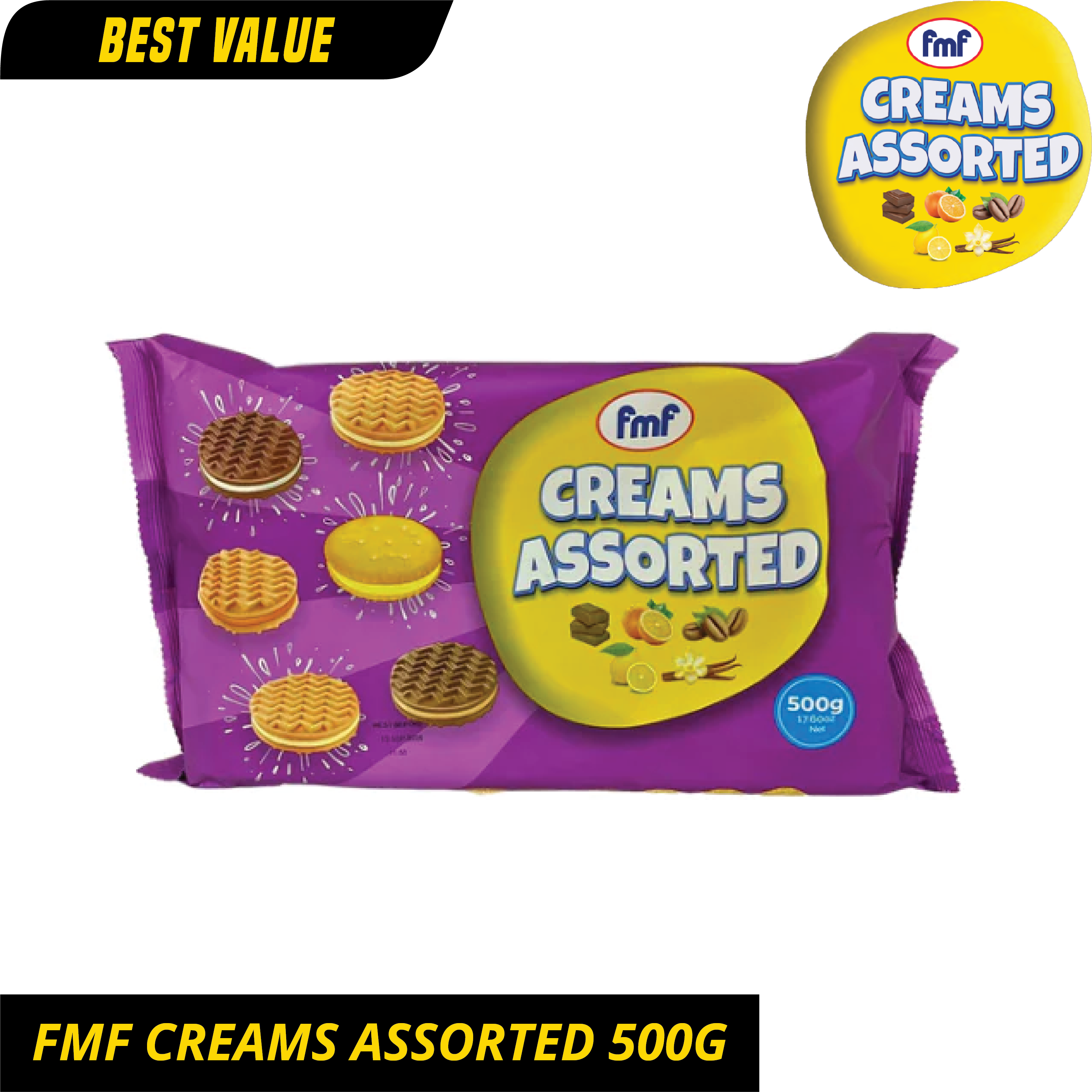 FMF Creams Assorted 500g