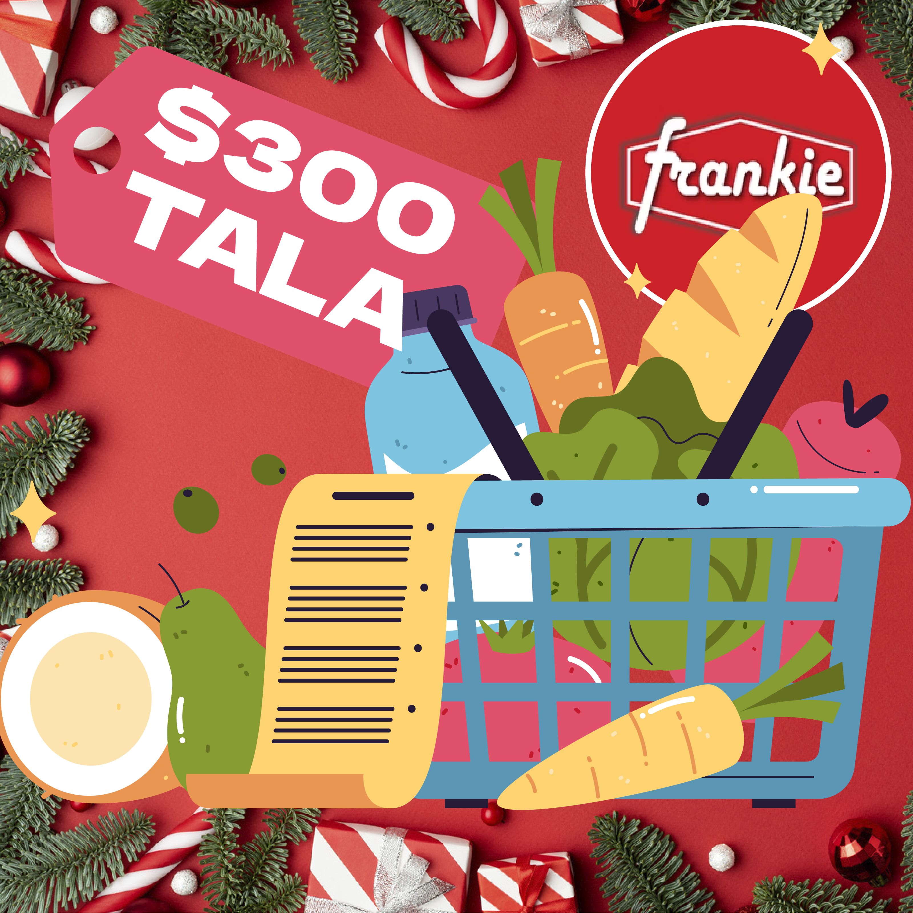 ST$300 Gift Voucher (Frankies Supermarkets)