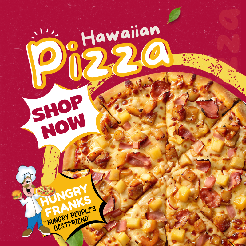 Large Pizza - BBQ Chicken (Flavor by Choice) - Available at Frankie Vaitele, Frankie Mall, Frankie Utualii
