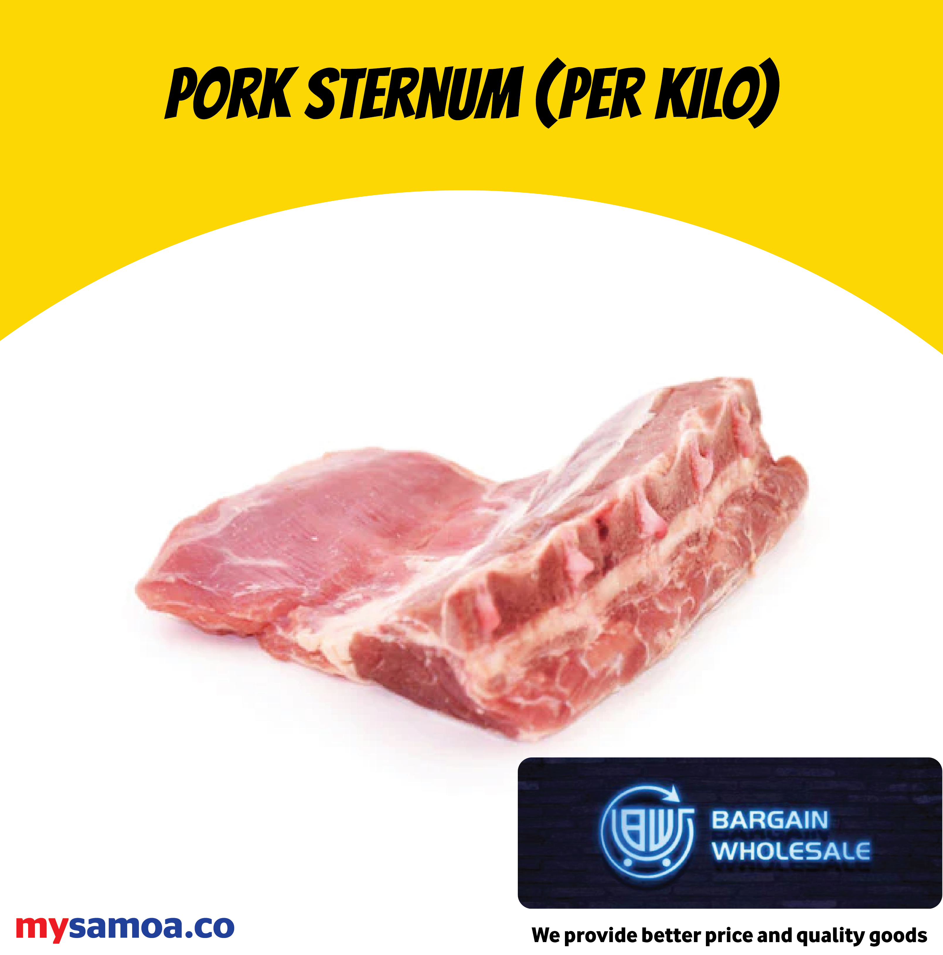 Lamb sternum (Per Kilo)
