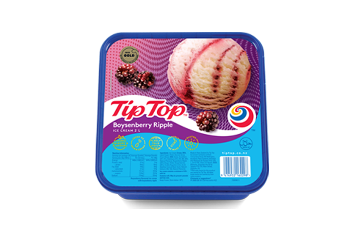 Tip Top  Boysenberry Ripple 2ltr