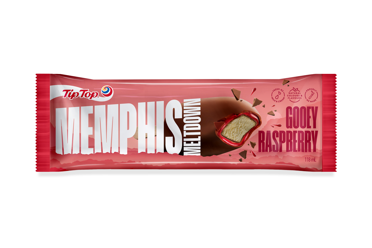 Tip Top Gooey Raspberry Memphis Meltdown 118ml