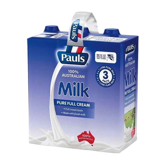 Pauls Pure Milk 1ltr x 3 - 1