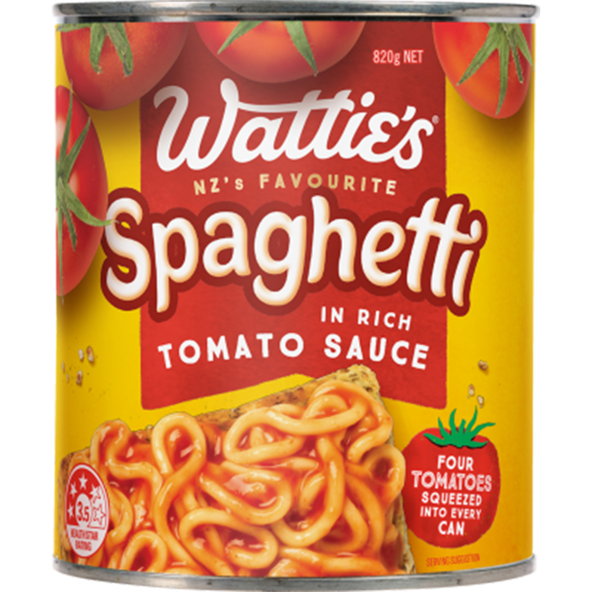 Watties Spaghetti 820g - 2