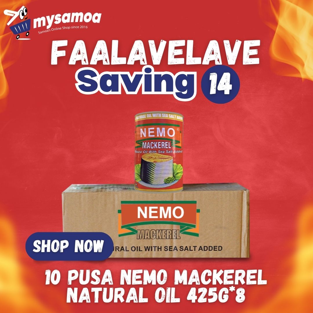 Faalavelave Saving 14 - Nemo Mackerel N/Oil 425g*8 | 10 Pusa Elegi - 1