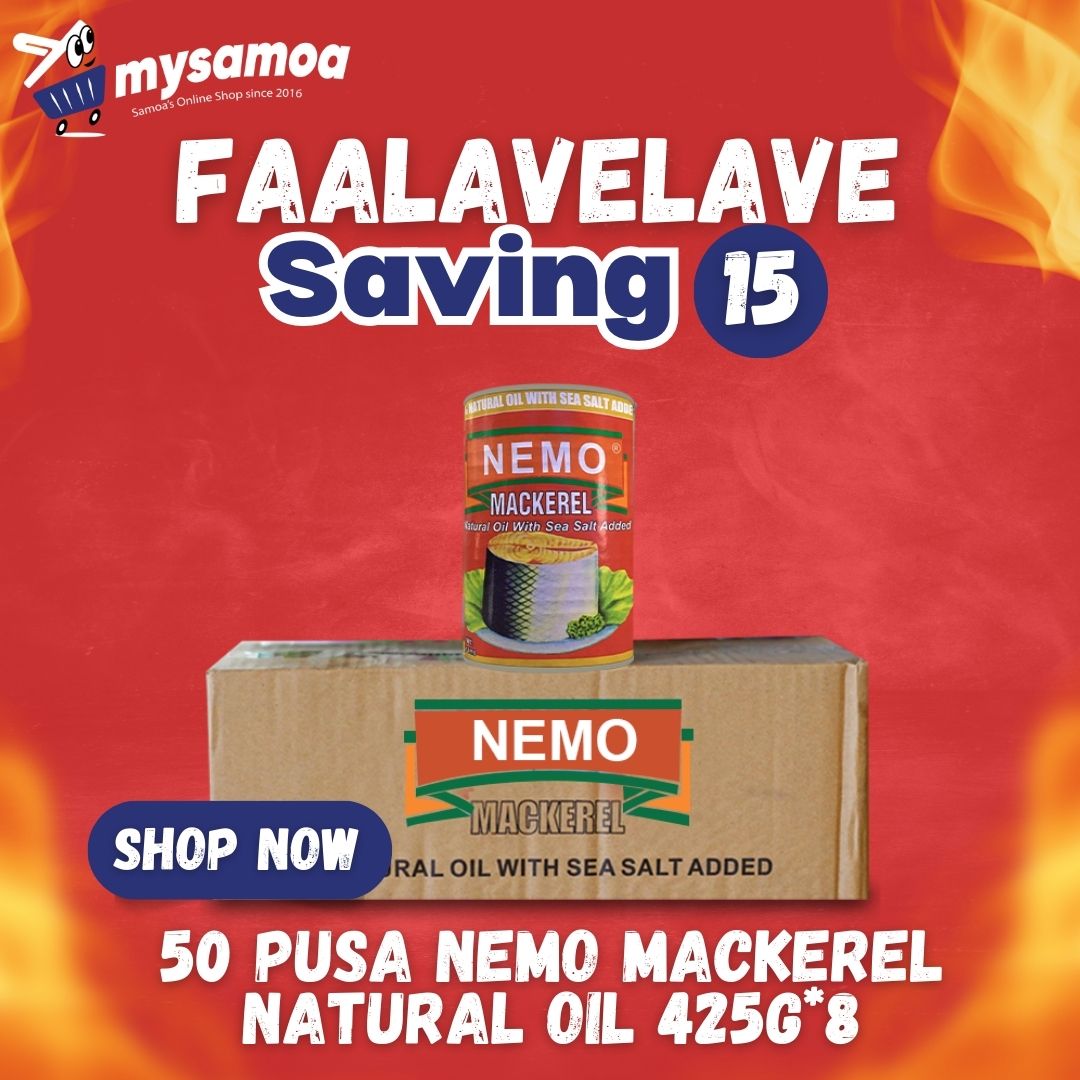 Faalavelave Saving 15 - Nemo Mackerel N/Oil 425g*8 | 50 Pusa Elegi - 1