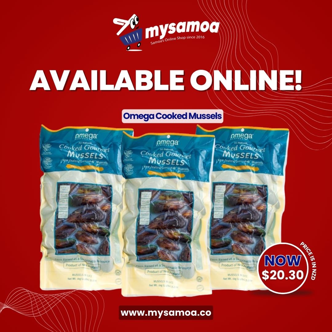 Omega Mussel Whole Cooked 1kg - 1