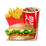 CHICKEN BURGER COMBO - 1