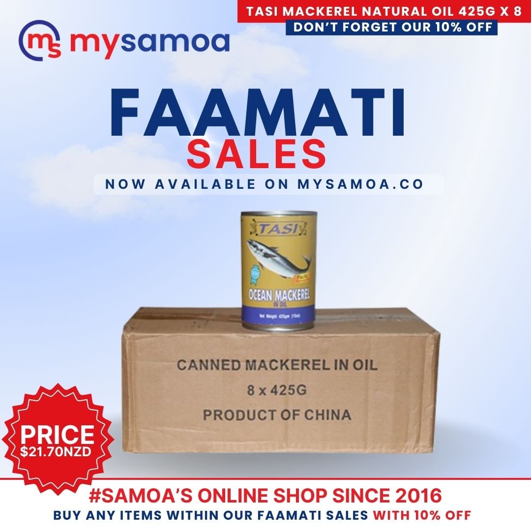 Tasi Mackerel Natural Oil 425g x 8 - 1