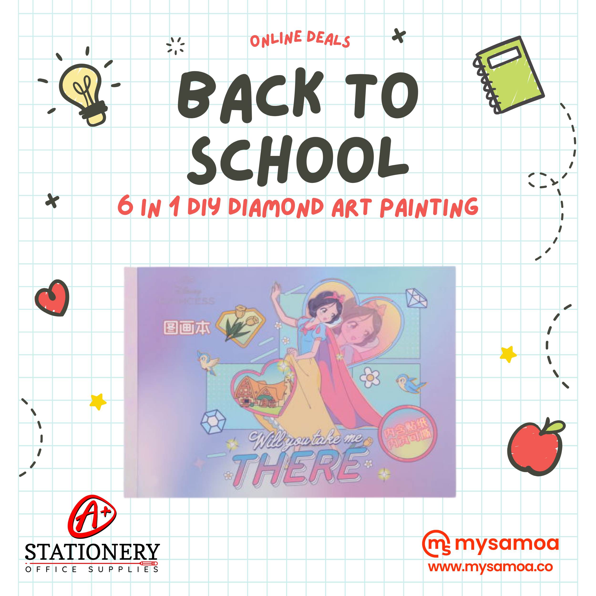 6 In 1 Diy Diamond Art Painting