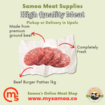 Beef Burger Patty 1kg