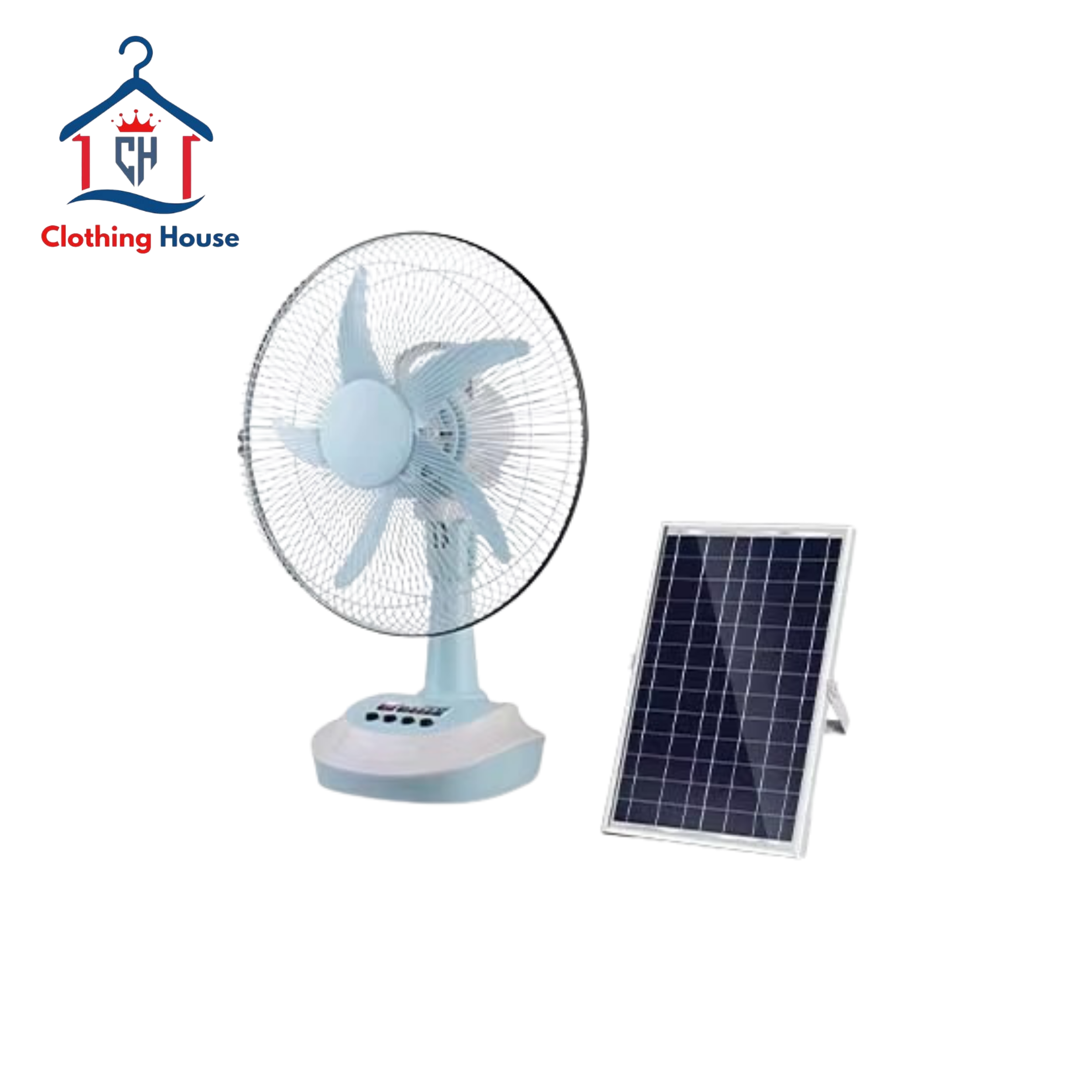 HELIOS 12/16″ Rechargeable Solar Fan