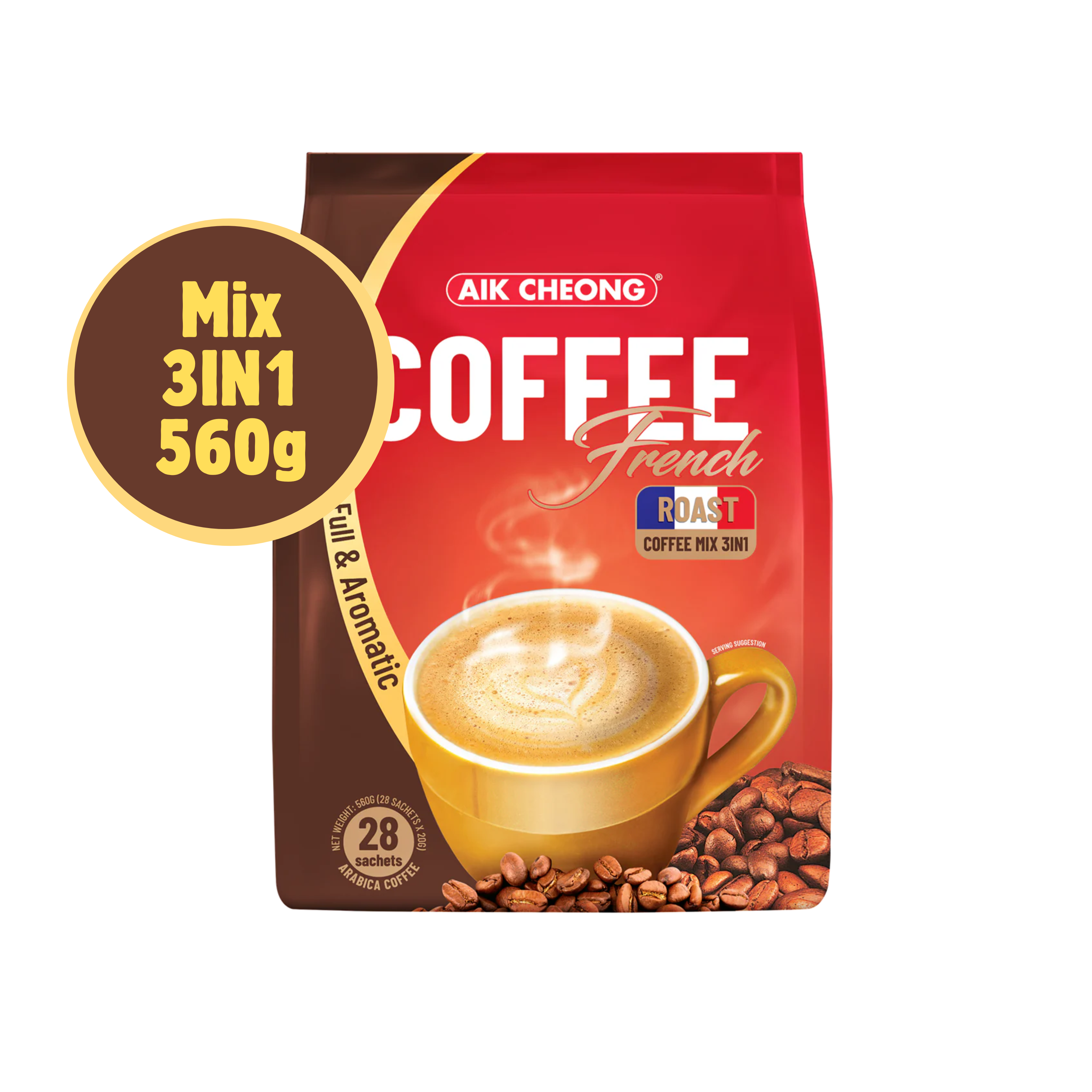AIK French Roast Coffee Mix 3IN1 560g