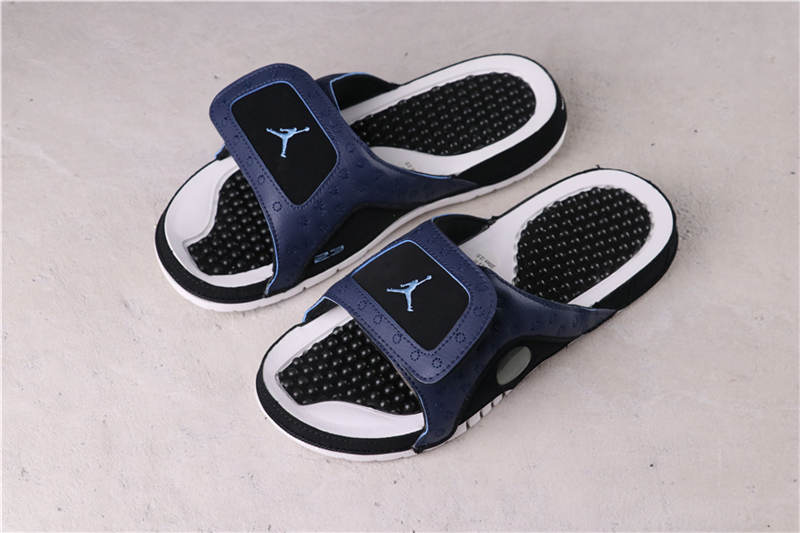 Air Jordans black blue slides (Pickup from Top Shop - Vaitele Tai)