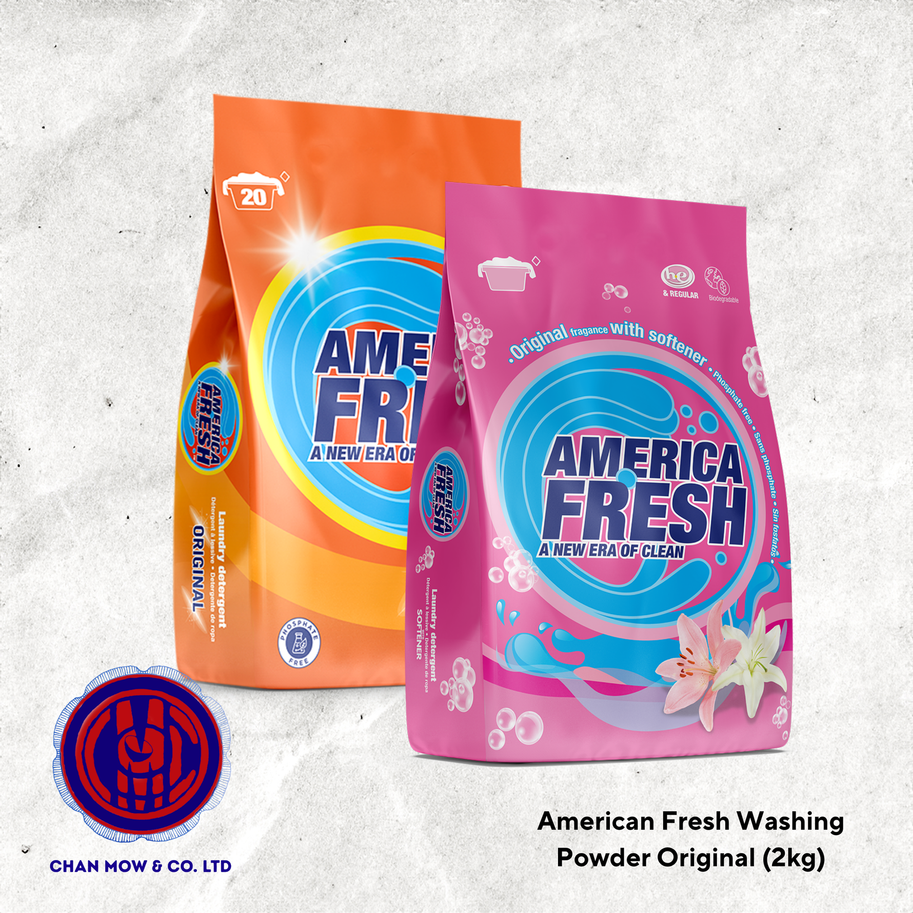 American Fresh Washing Powder Original (2kg)