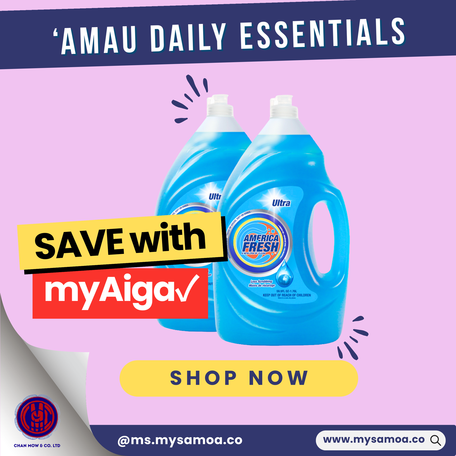 American fresh dishwashing liquid 1.76ltr