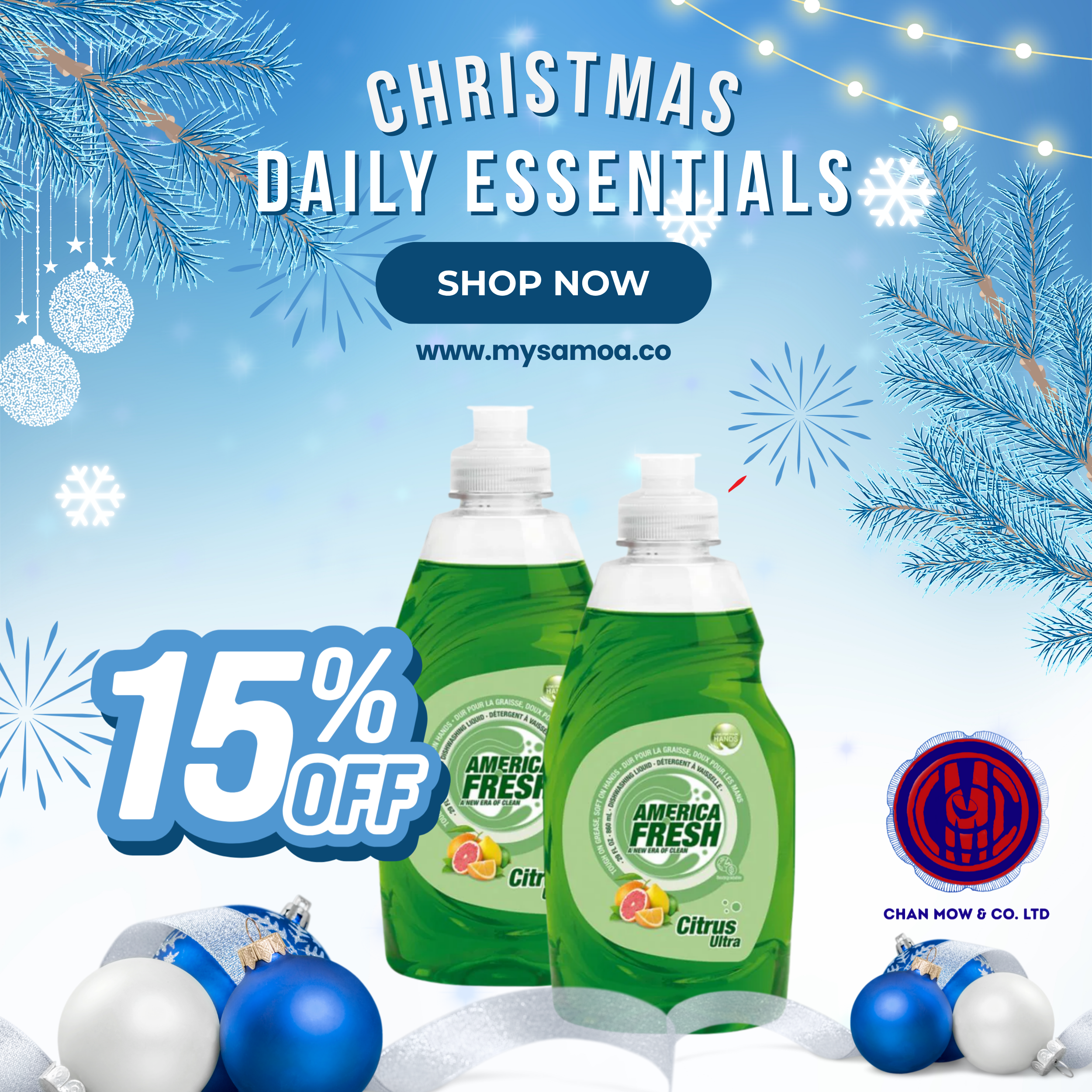 American fresh dishwashing liquid 236ml