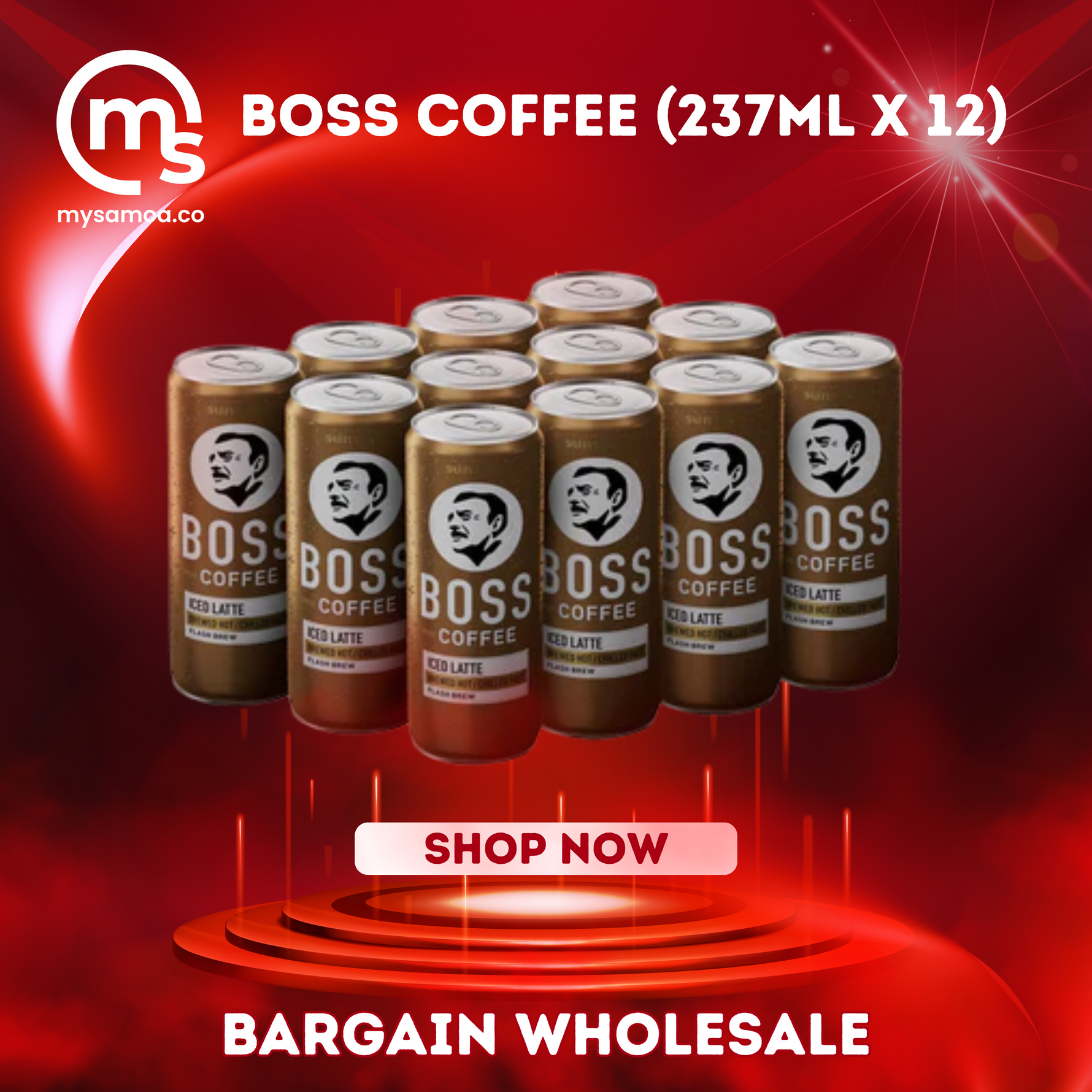 Suntory Boss Coffee (237ml x 12)