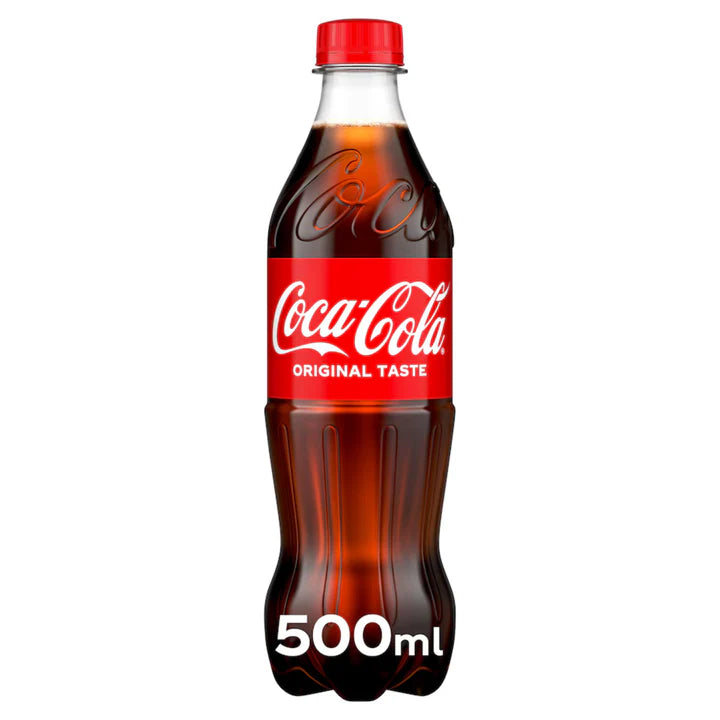 Coca-Cola Bottle 500ml – Pickup from BRE’S Animal Fries, Vailima