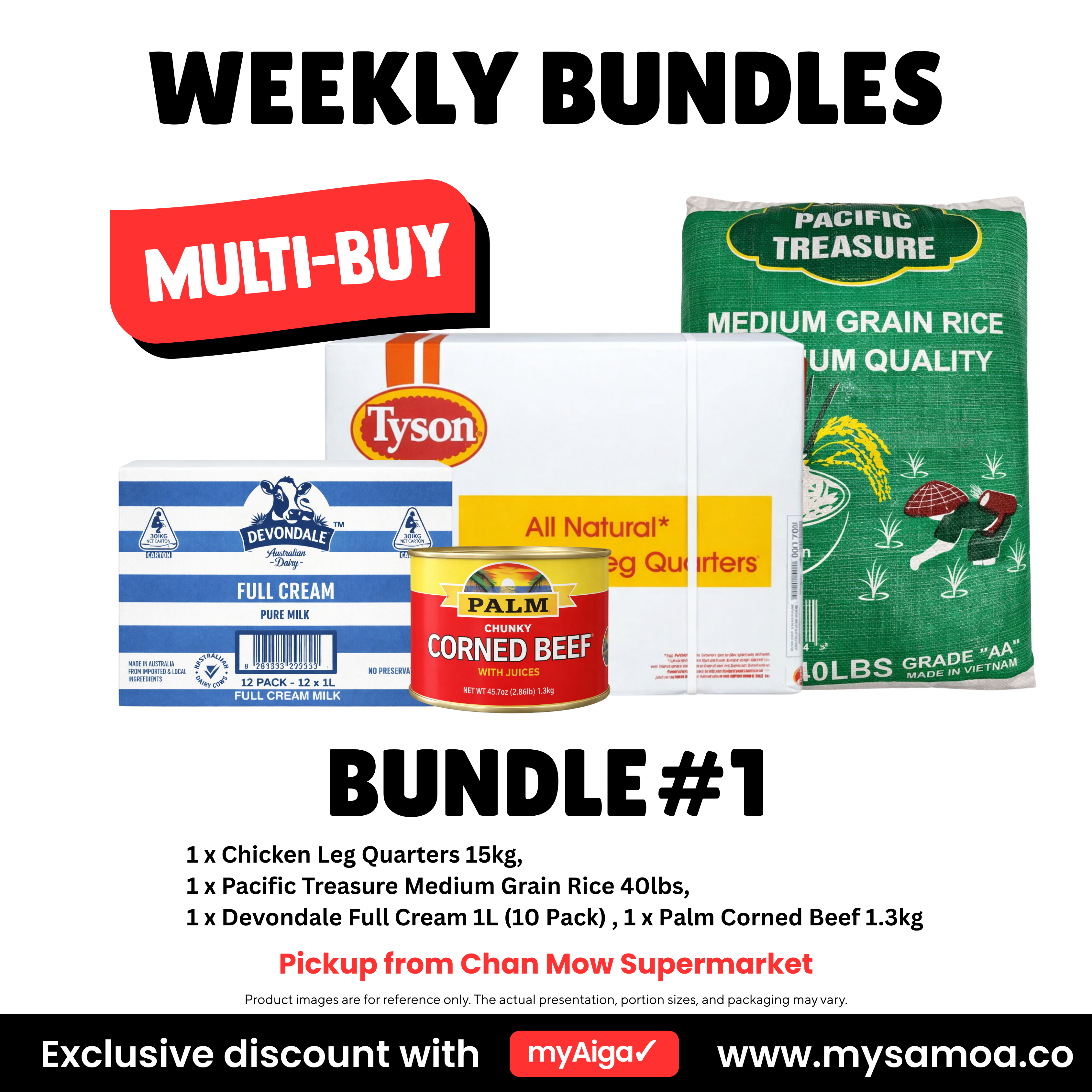 WEEKLY BUNDLE #1 [Pickup from Chan Mow, Saleufi]