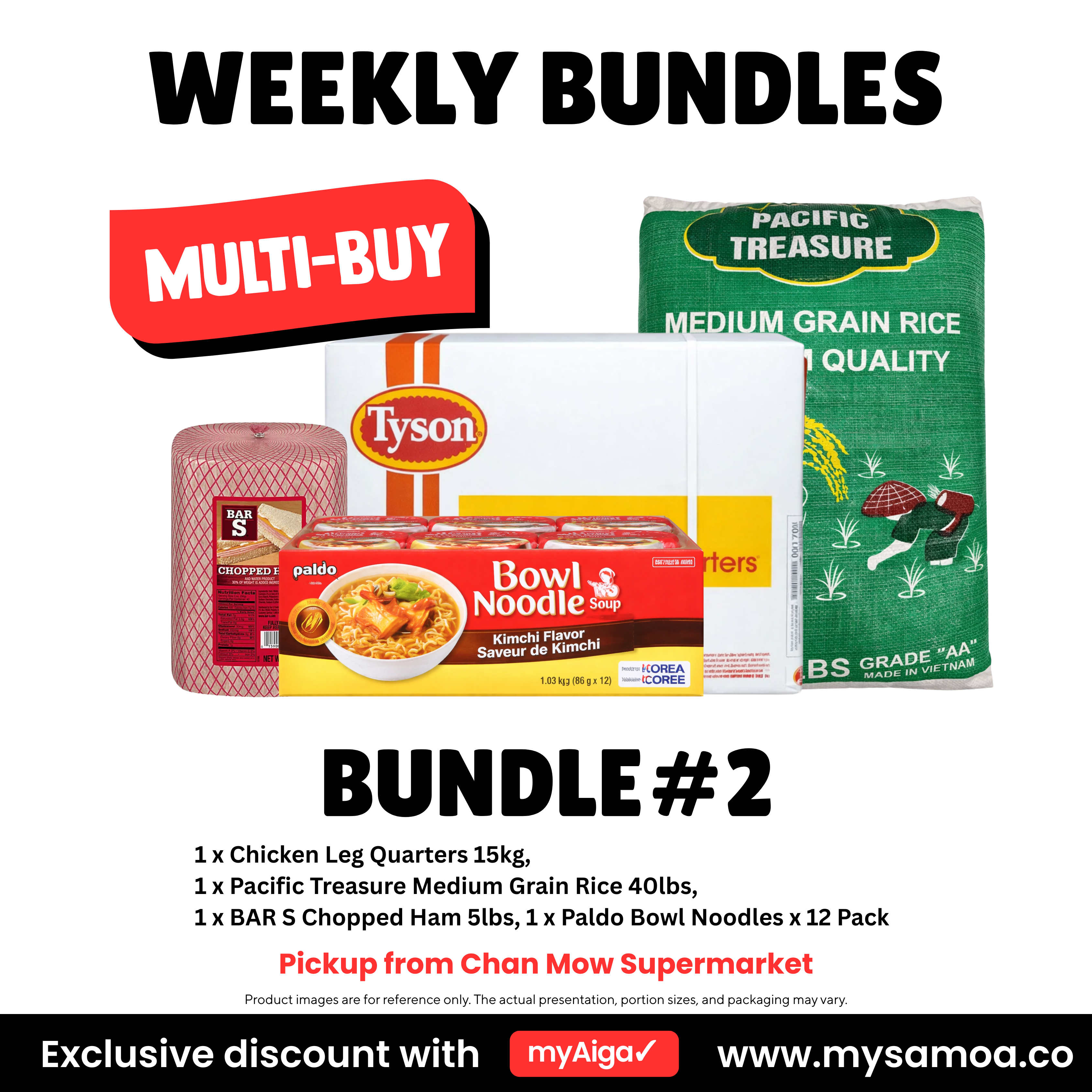 WEEKLY BUNDLE #2 [Pickup from Chan Mow, Saleufi]