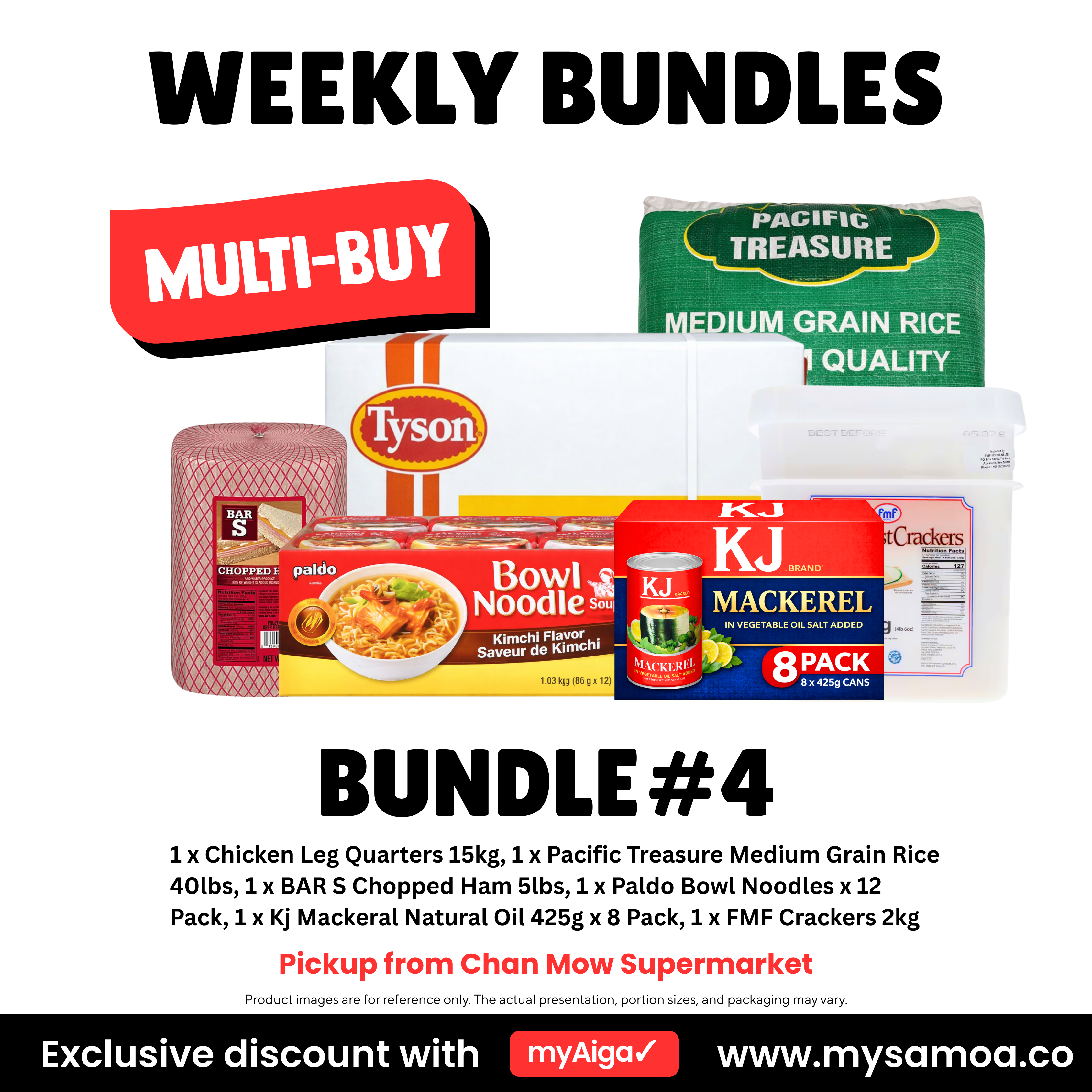 WEEKLY BUNDLE #4 [Pickup from Chan Mow, Saleufi]