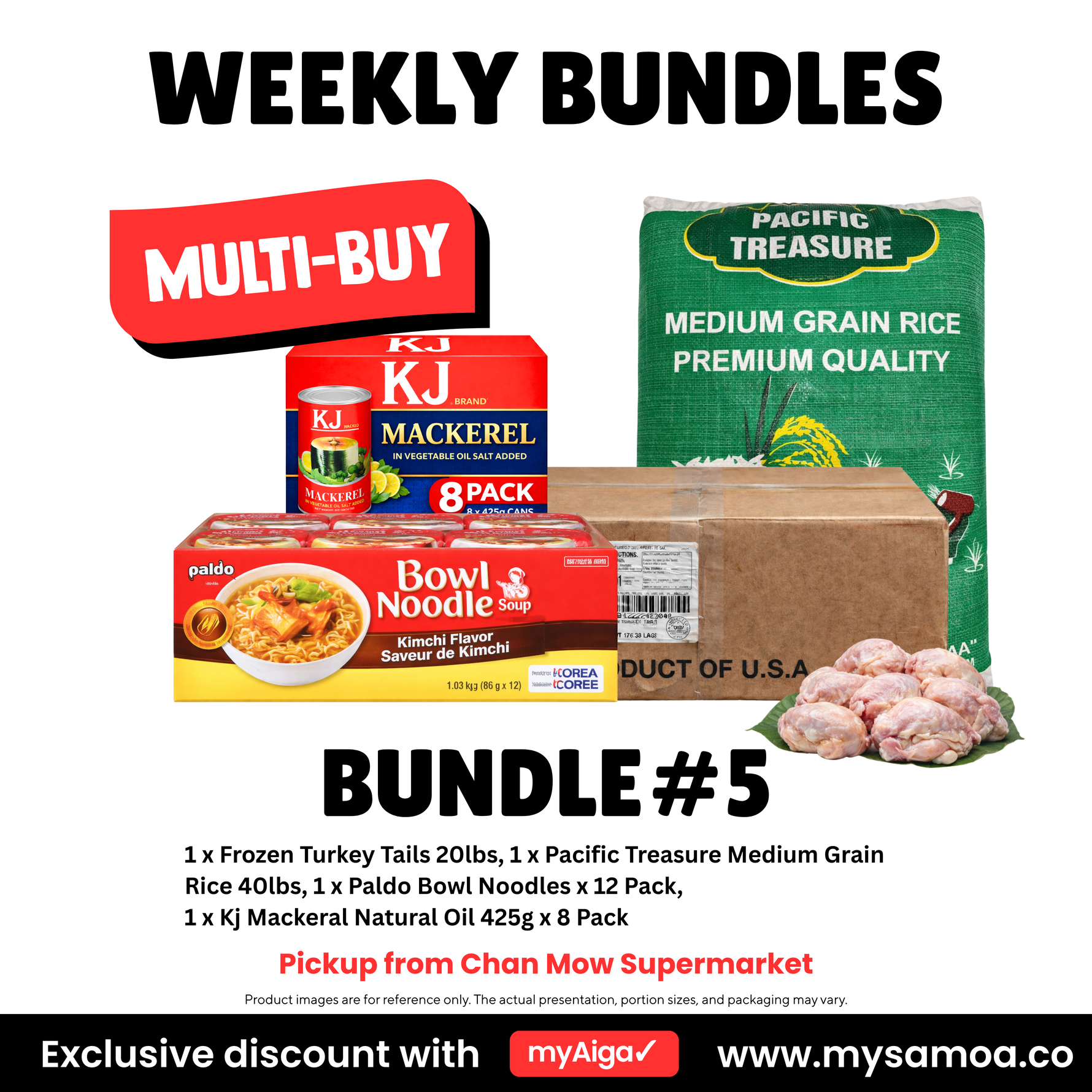 WEEKLY BUNDLE #5 [Pickup from Chan Mow, Saleufi]