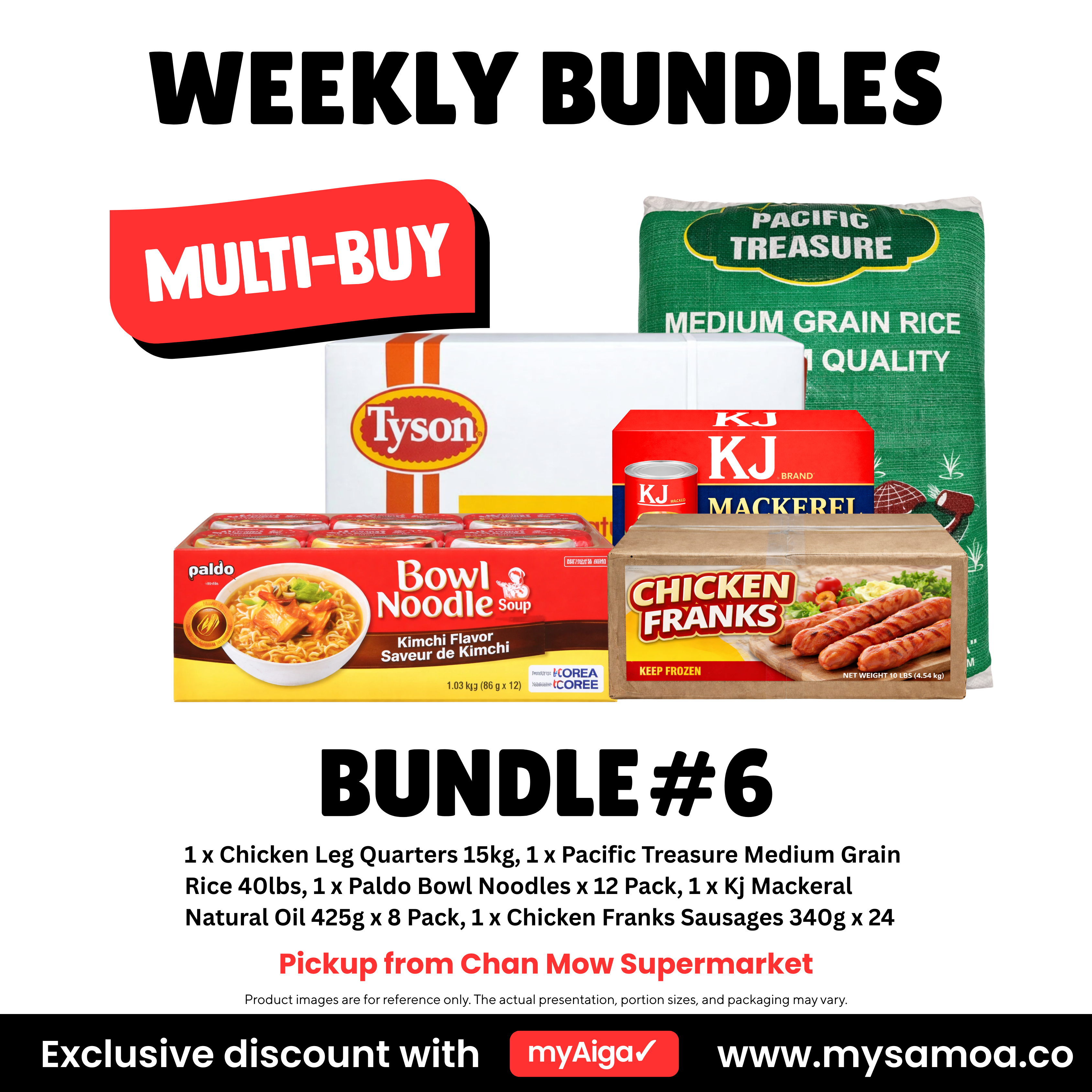 WEEKLY BUNDLE #6 [Pickup from Chan Mow, Saleufi]