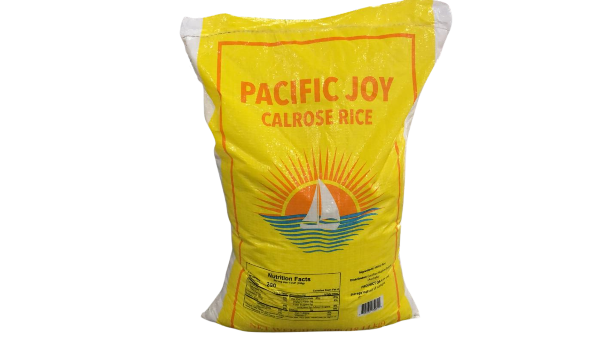 Pacific Joy Calrose Rice 40LB