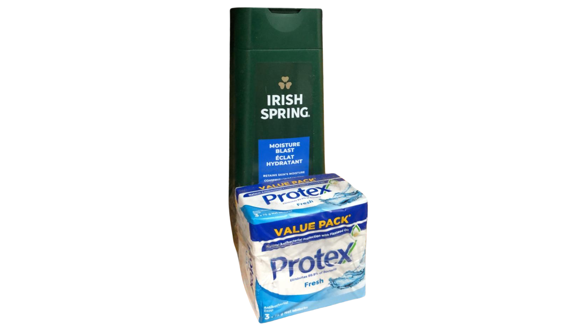 Buy 2x Irish Springs 200Z & Get Protex 3x75g FREE