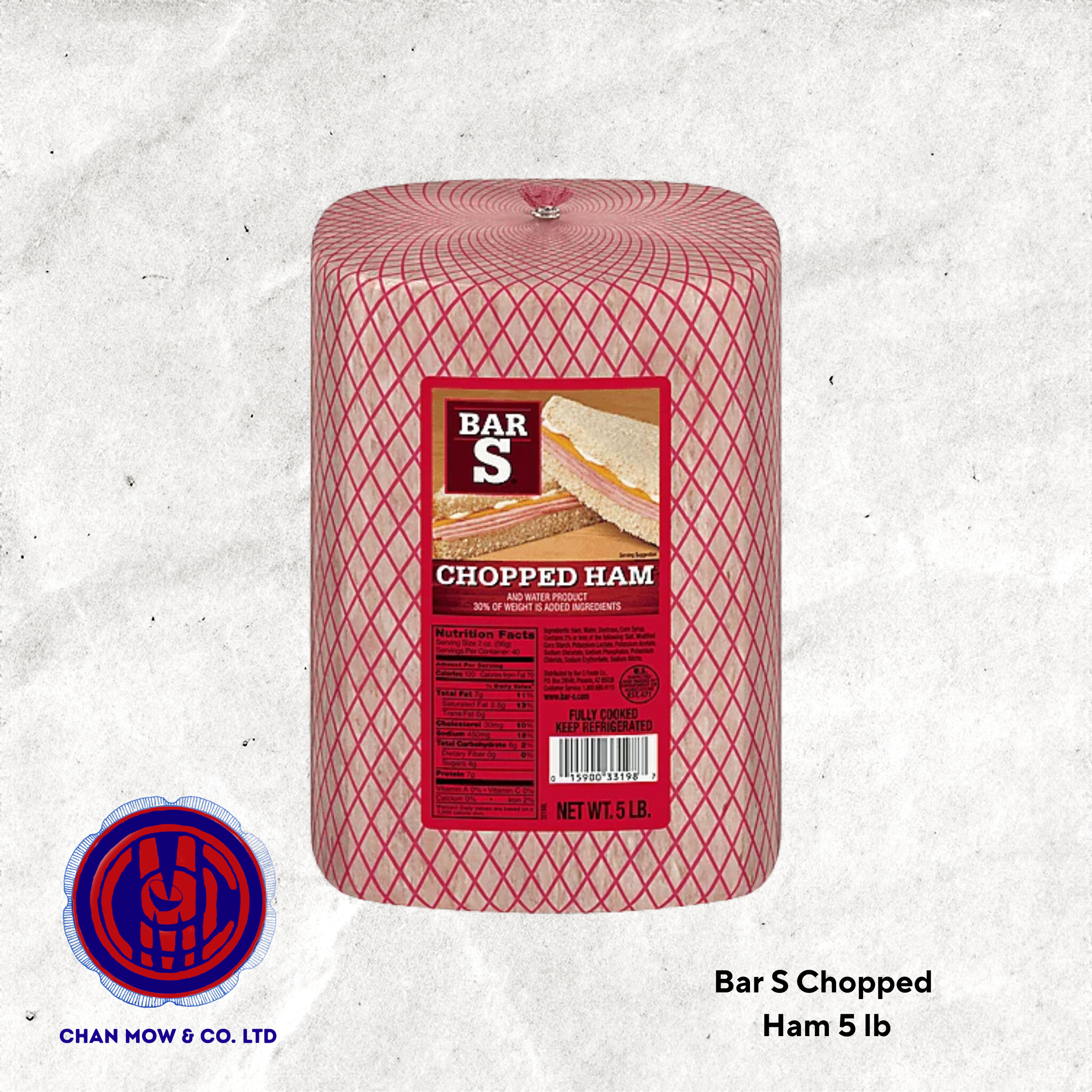 5lbs Bar S Chopped ham