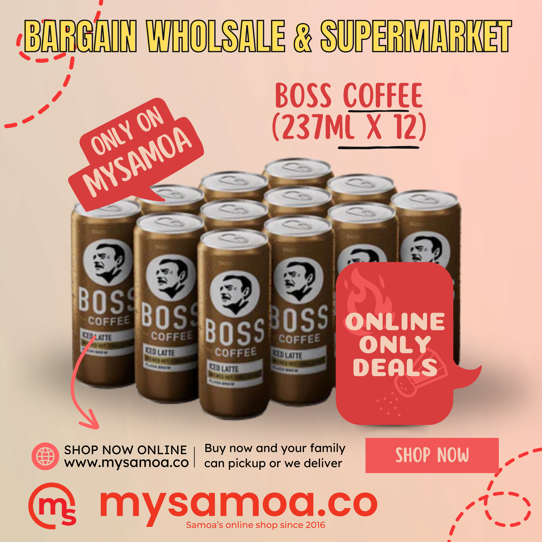 Suntory Boss Coffee (237ml x 12)