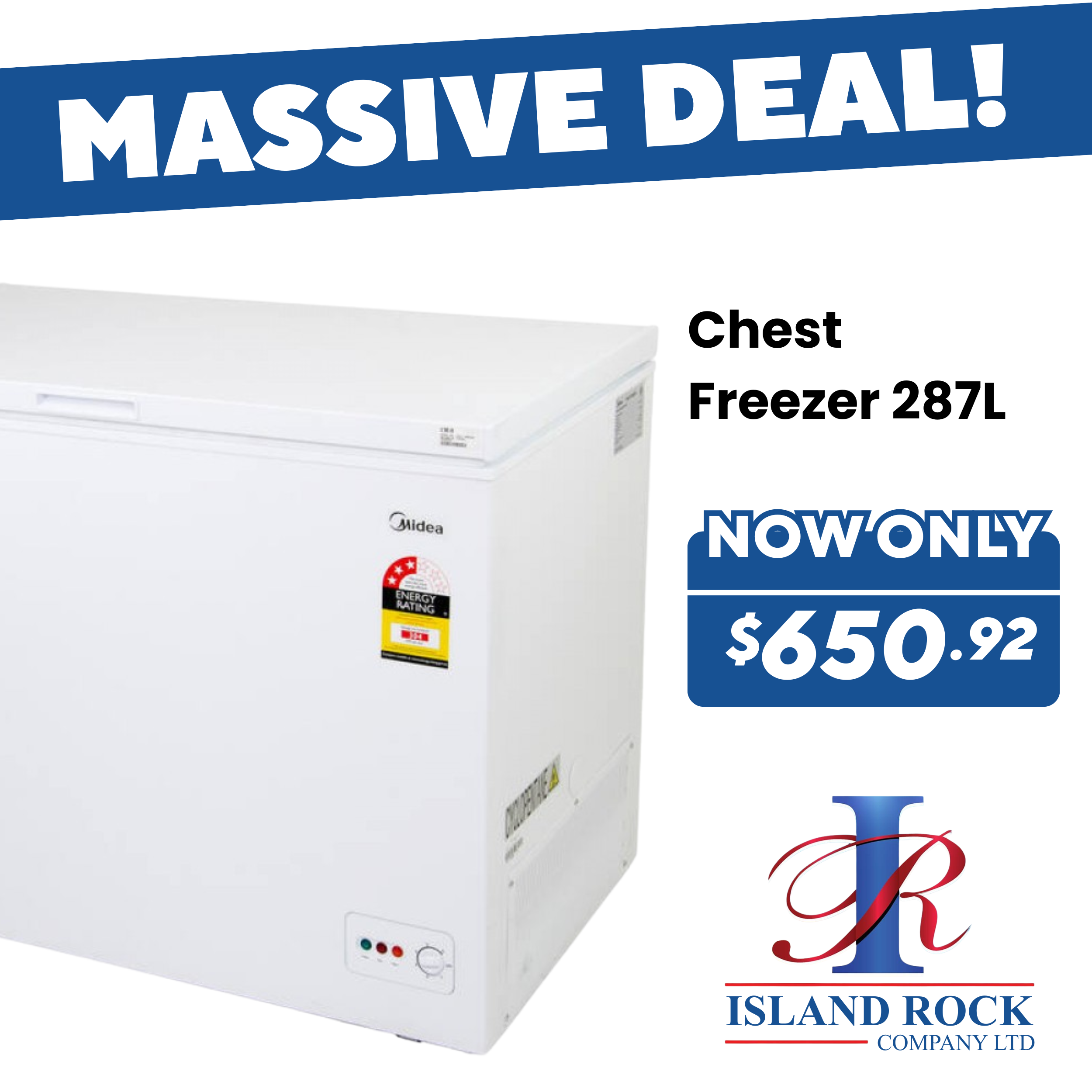 Chest Freezer 287L