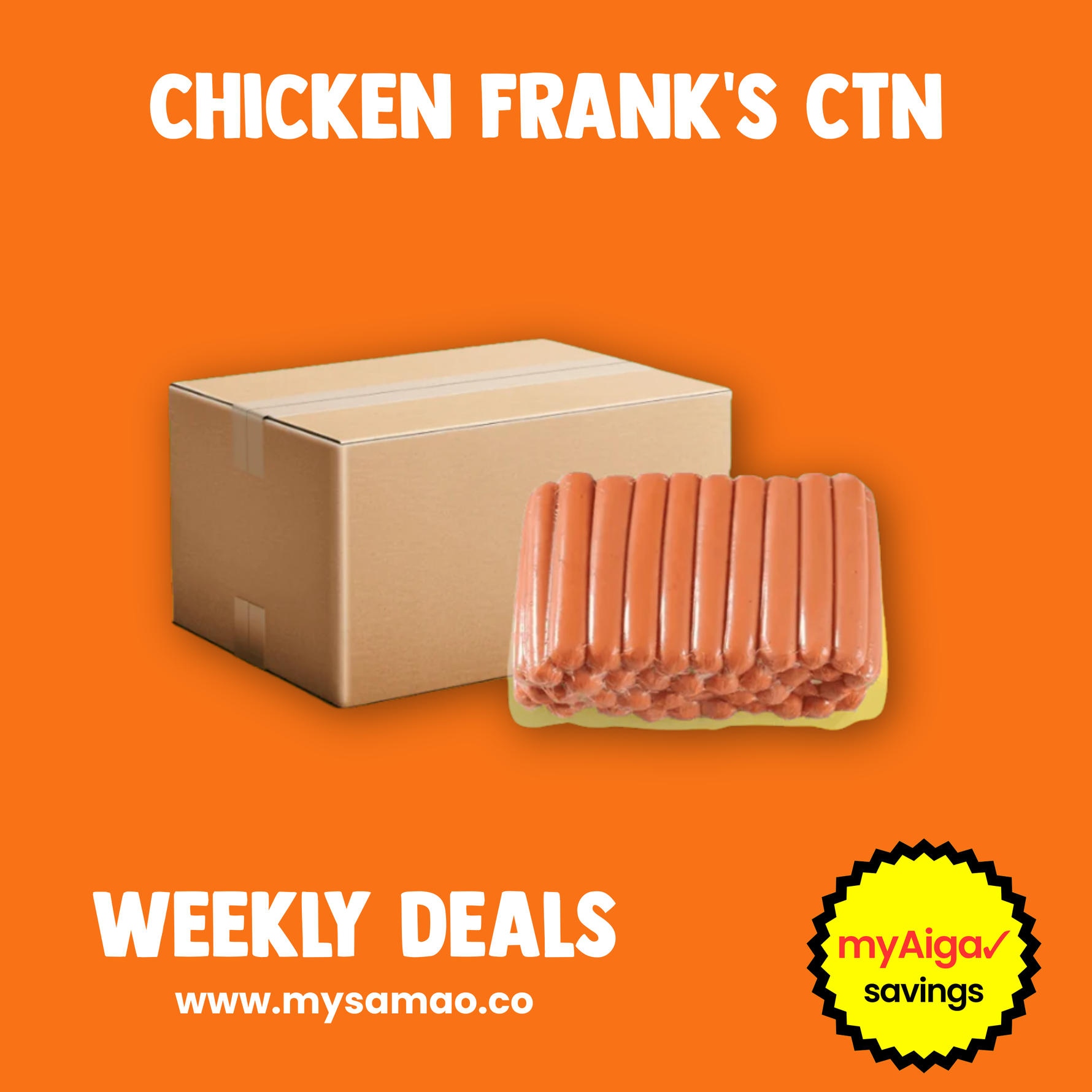 Chicken Frank's CTN Chan Mow Supermarket (Amau)