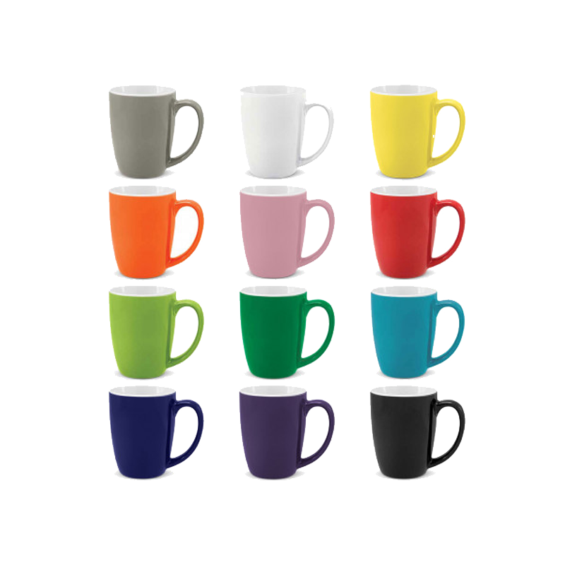Color Glazed Mug 13Oz - Dozen