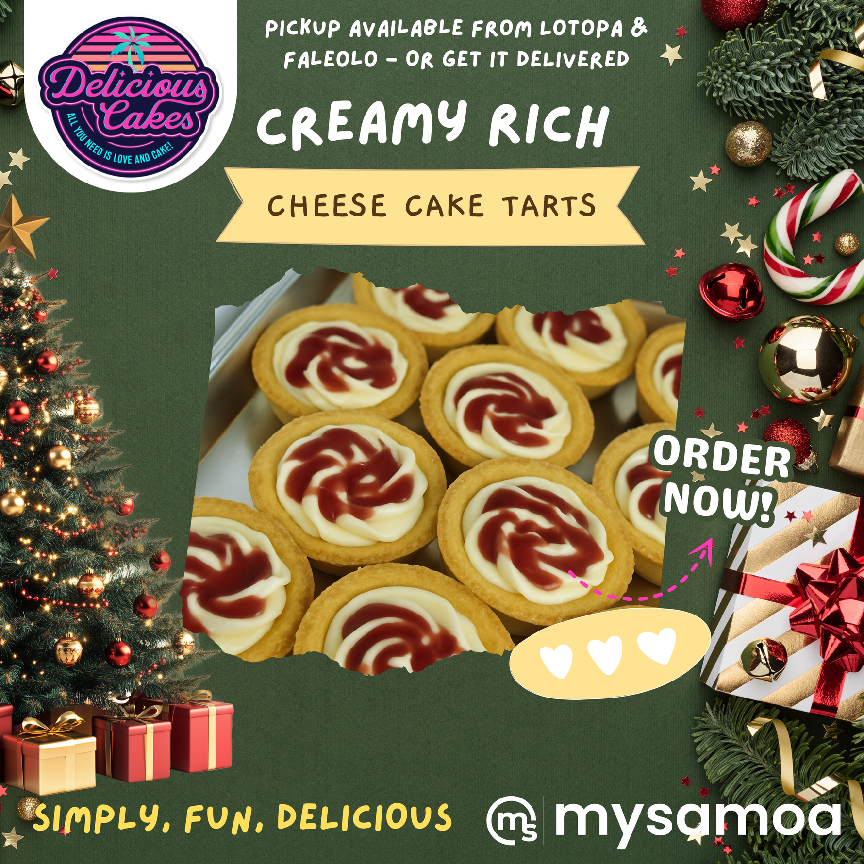 Creamy Rich Cheese Cake Tarts