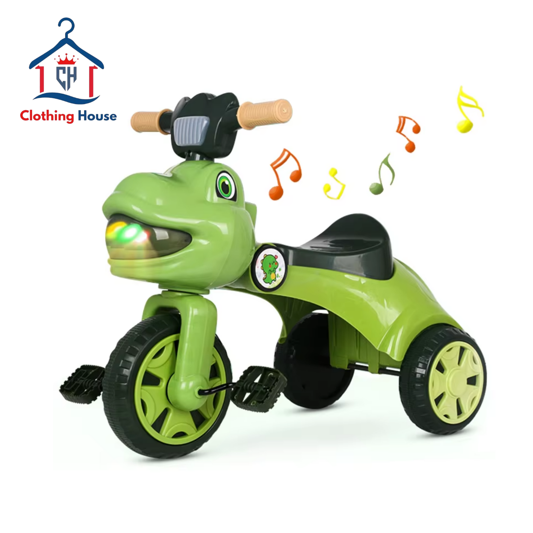 3-Wheel ABS Baby Tricycle