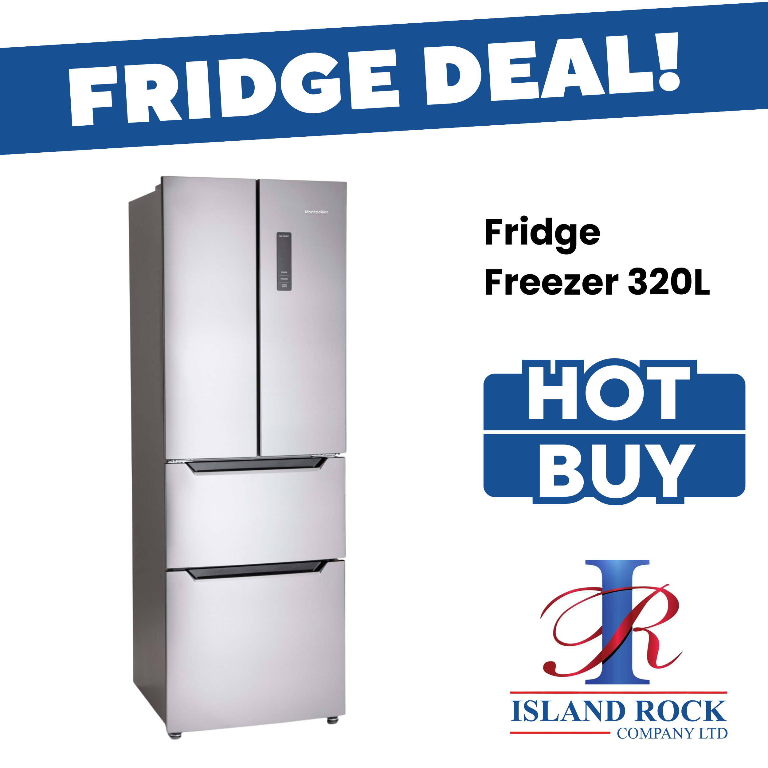 Fridge Freezer 320L
