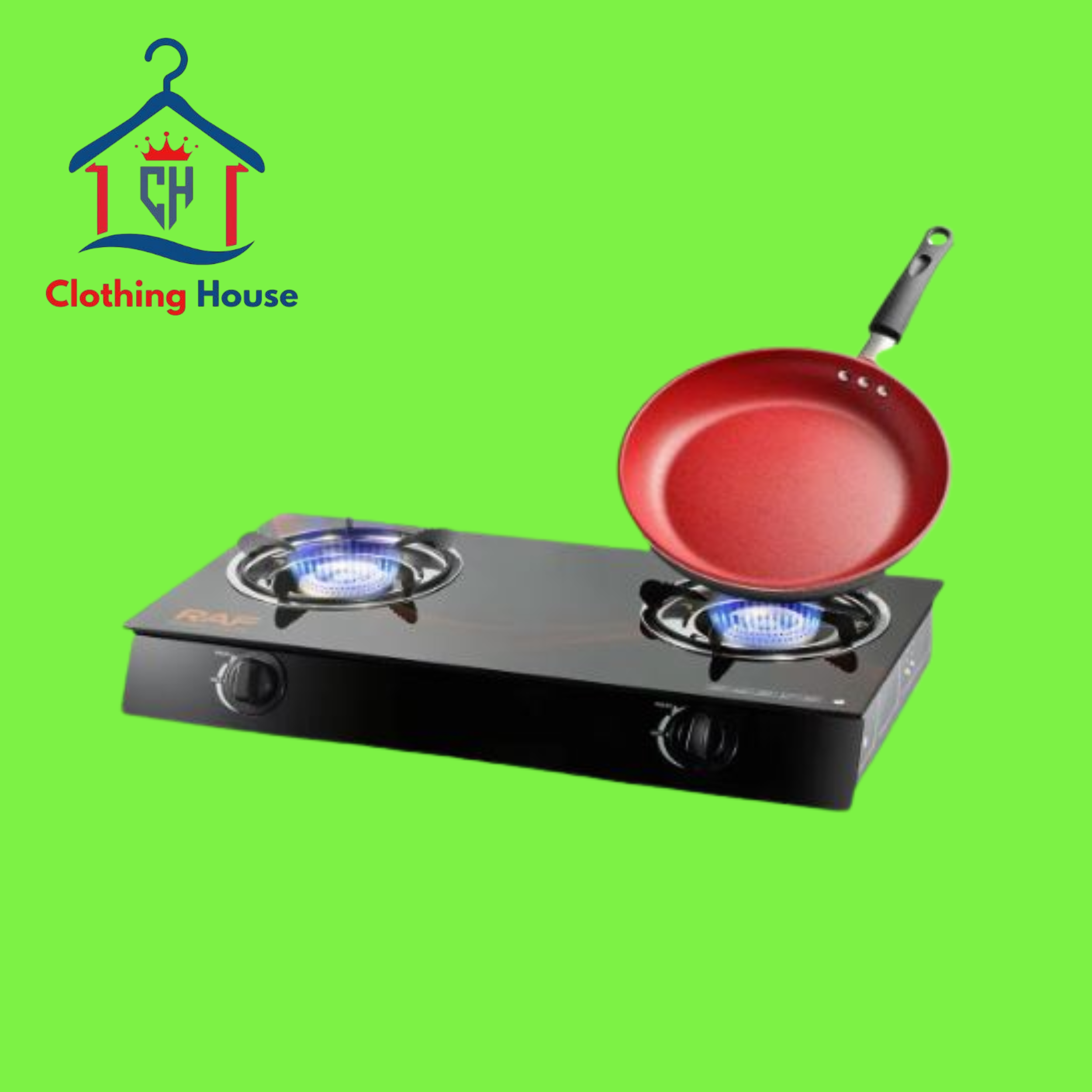 RAF Advanced Multifunction Wholesale Price High Power 2 Burners Electric Gas Stove for Indoor