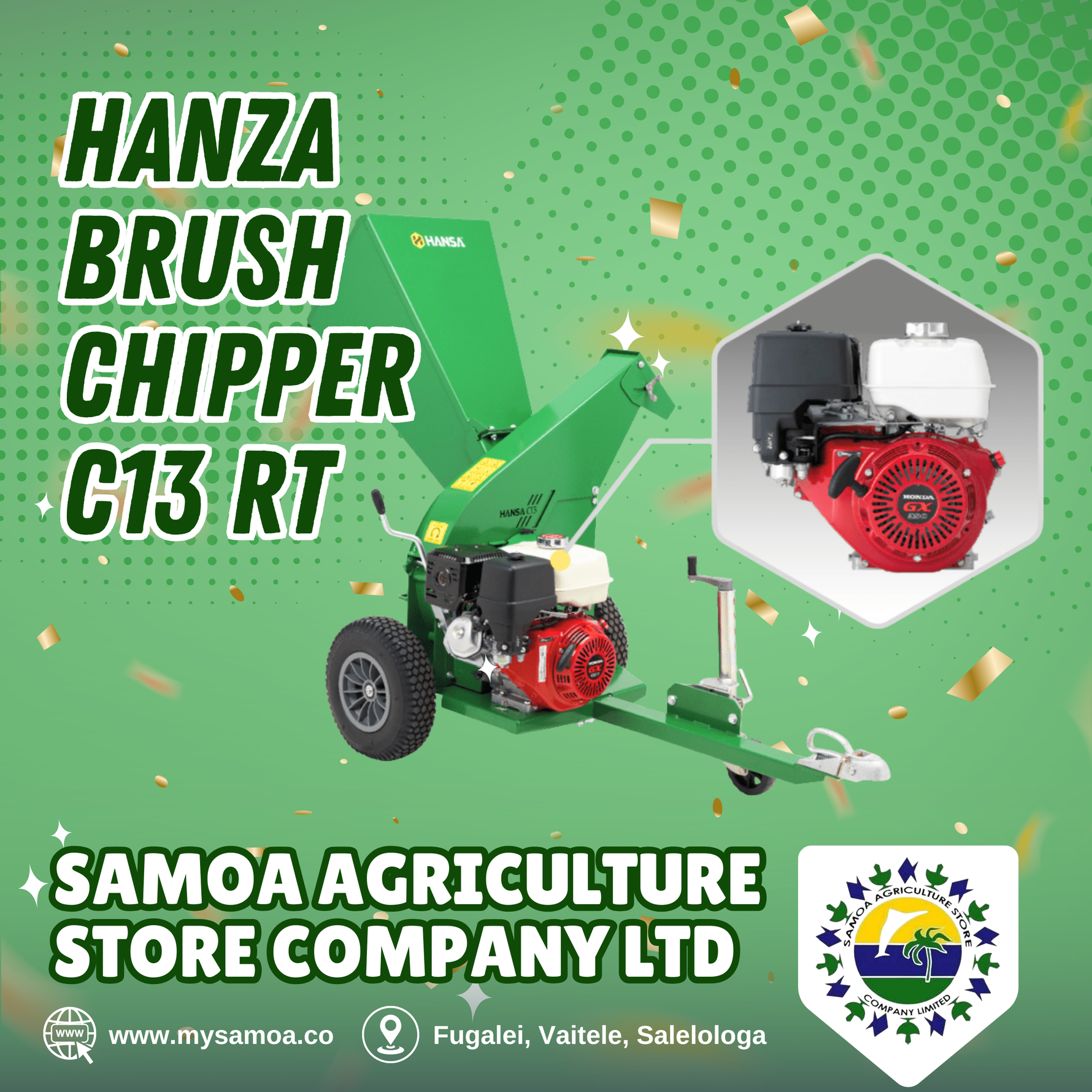Hanza Brush Chipper C13 RT