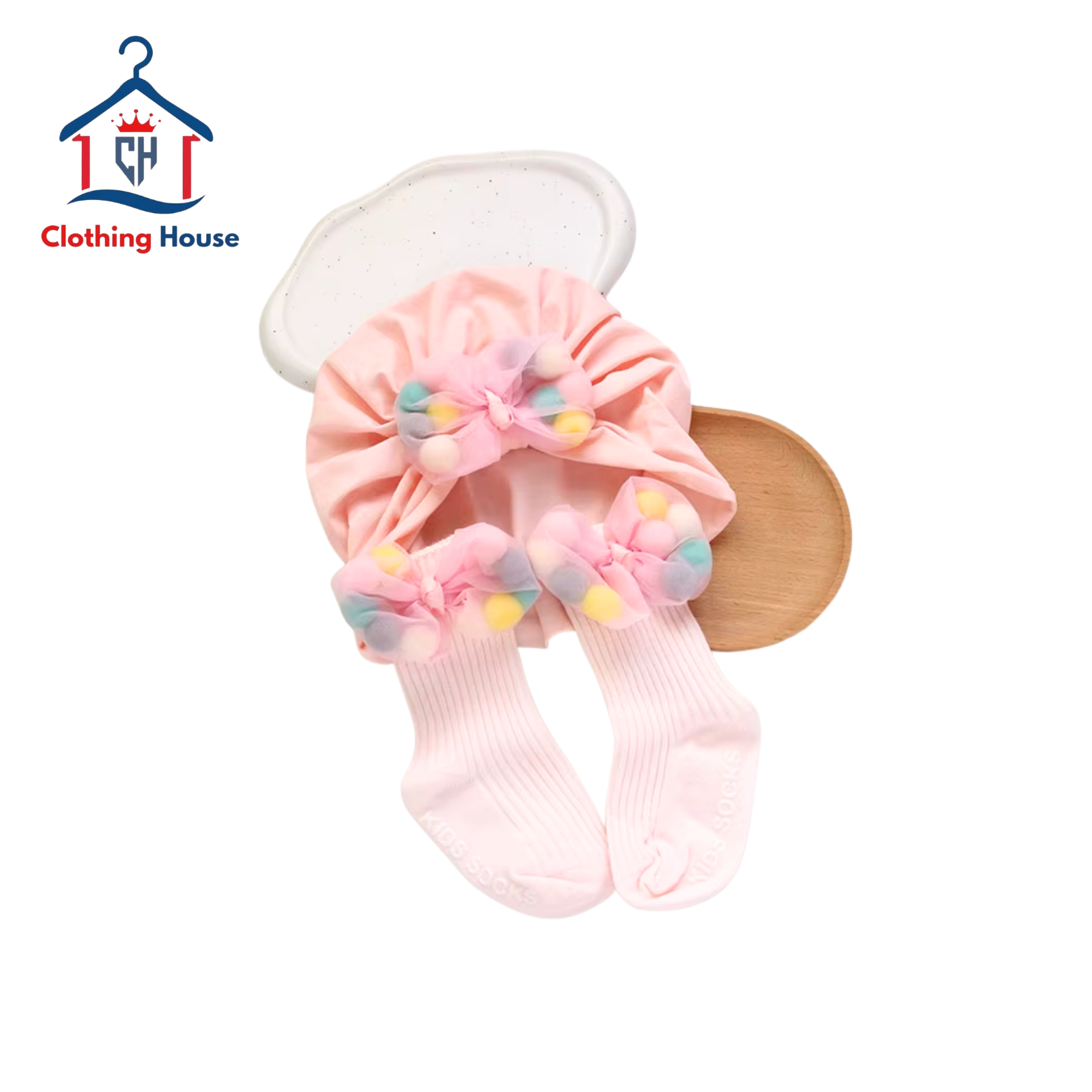 Cotton Bow Socks Gift Set