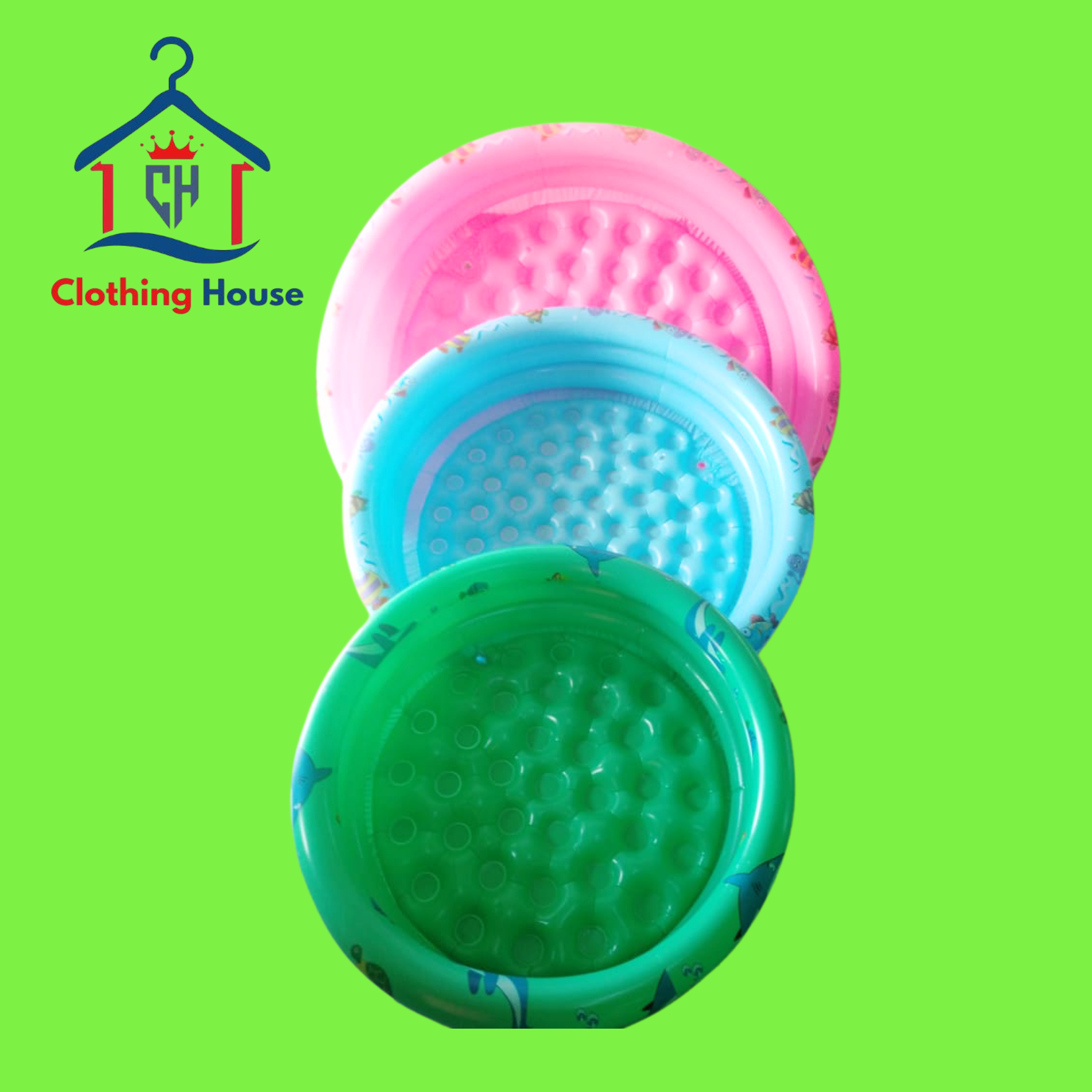 Inflatable Kids Pool – Pink Round Pool