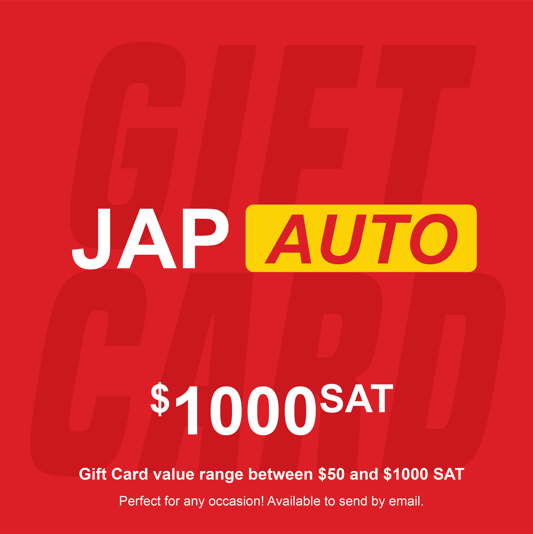 JAP Autos Voucher – $1000 Tala (Redeemable at Taufusi, Apia)