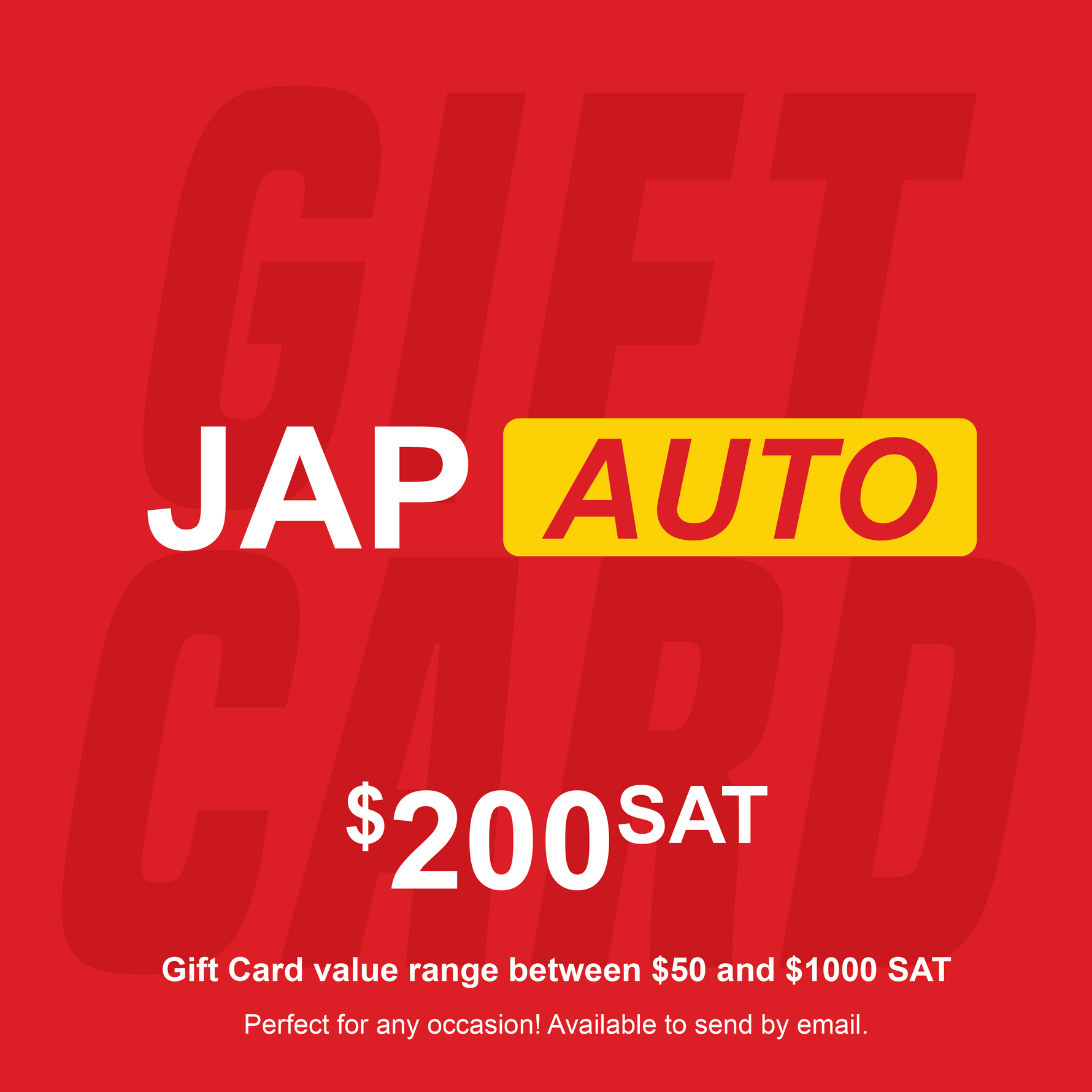 JAP Autos Voucher – $200 Tala (Redeemable at Taufusi, Apia)