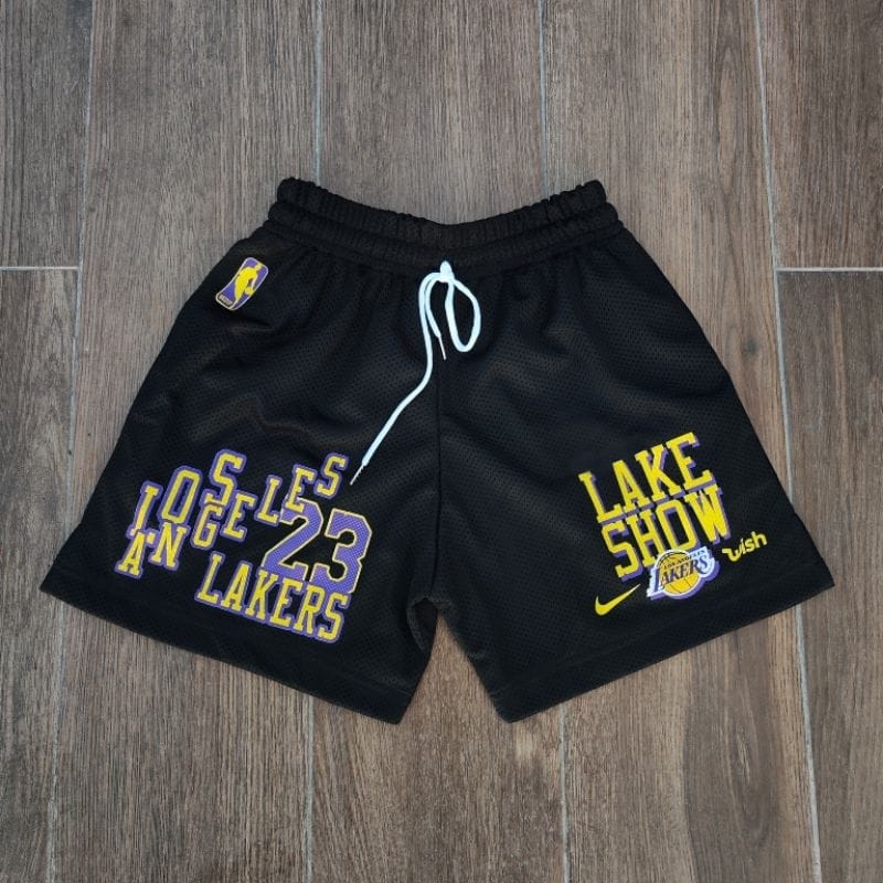 LA Lakers NFL basketball black shorts  (Pickup from Top Shop - Vaitele Tai)
