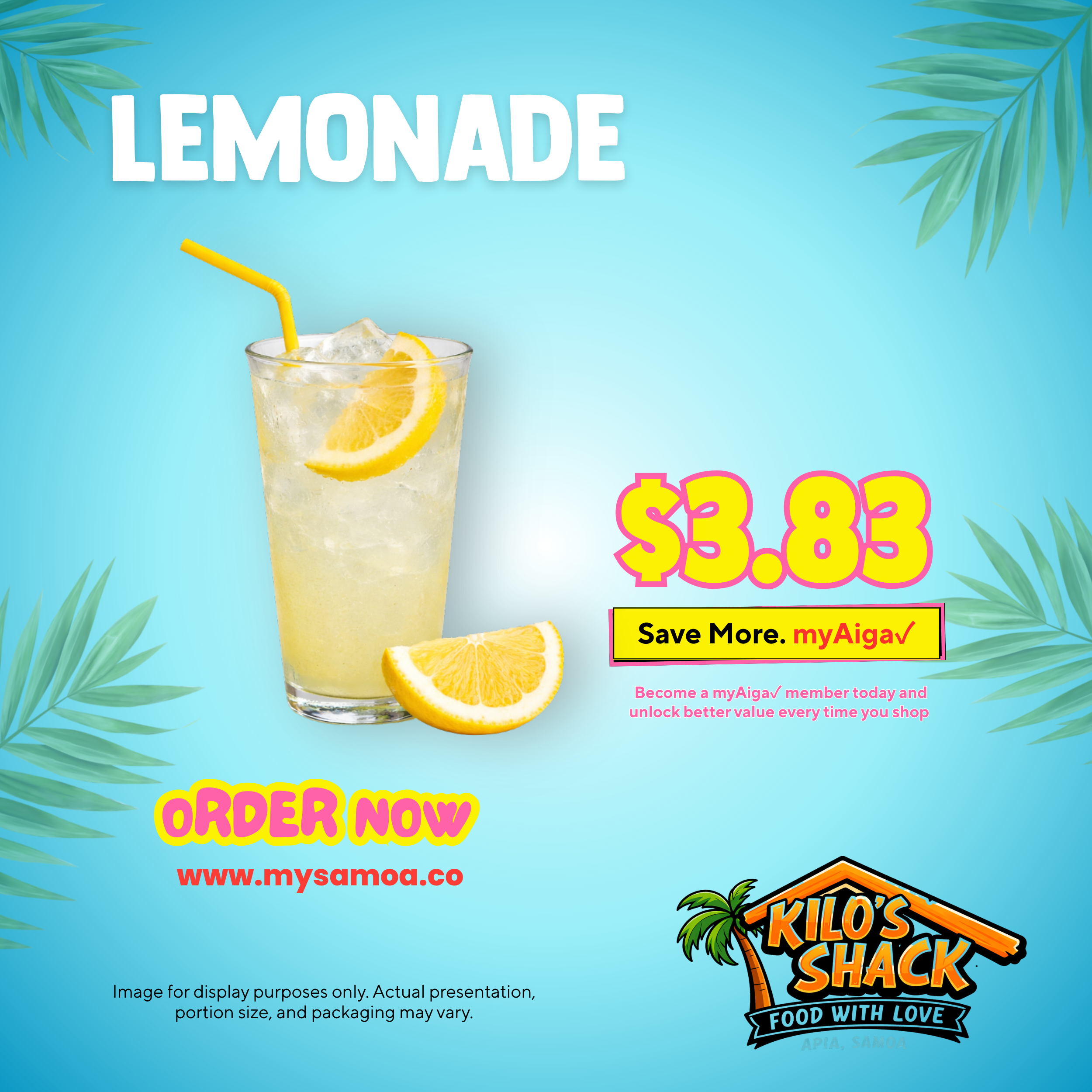 Lemonade - Pickup from Kilo Shack, Saleufi