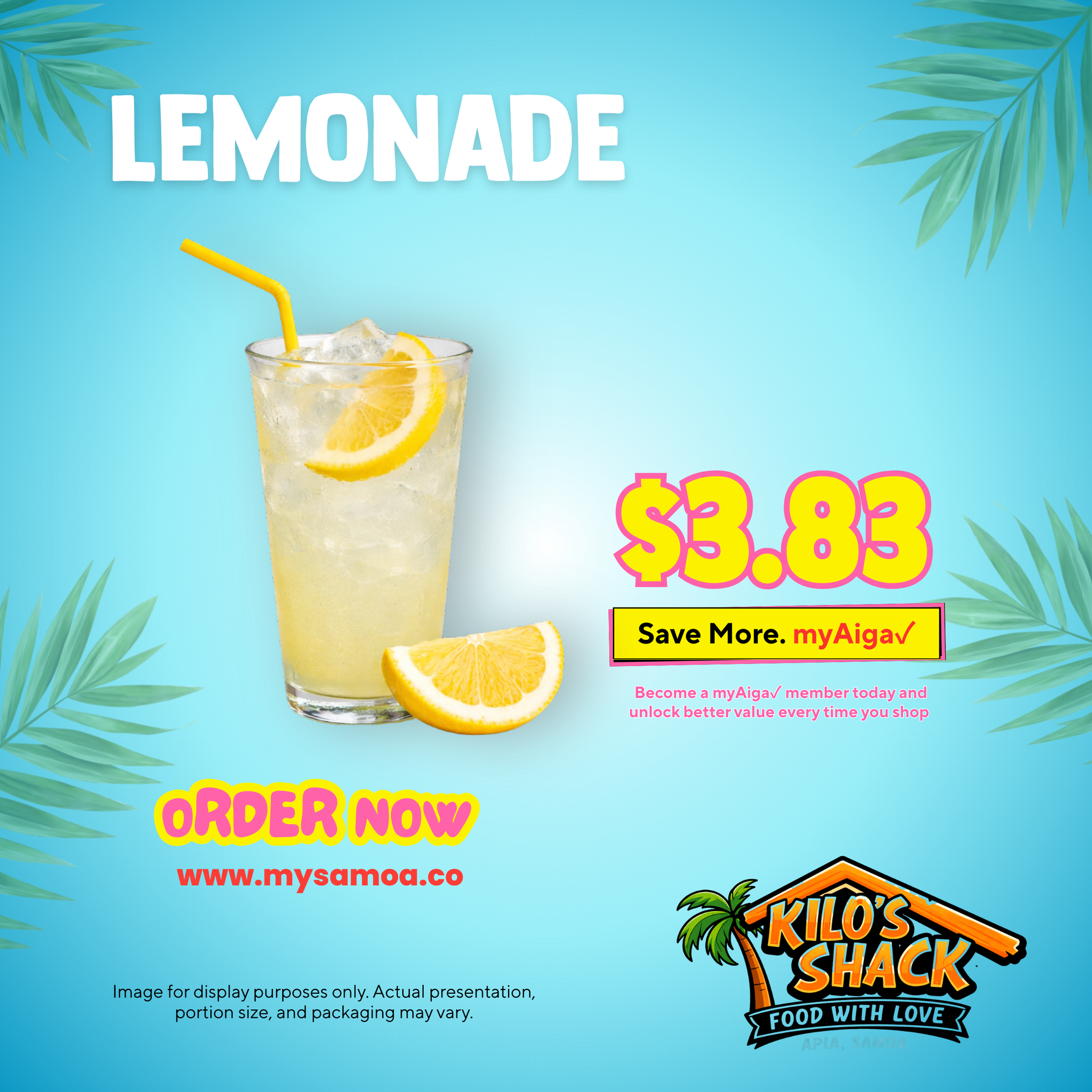 Lemonade - Pickup from Kilo Shack, Saleufi